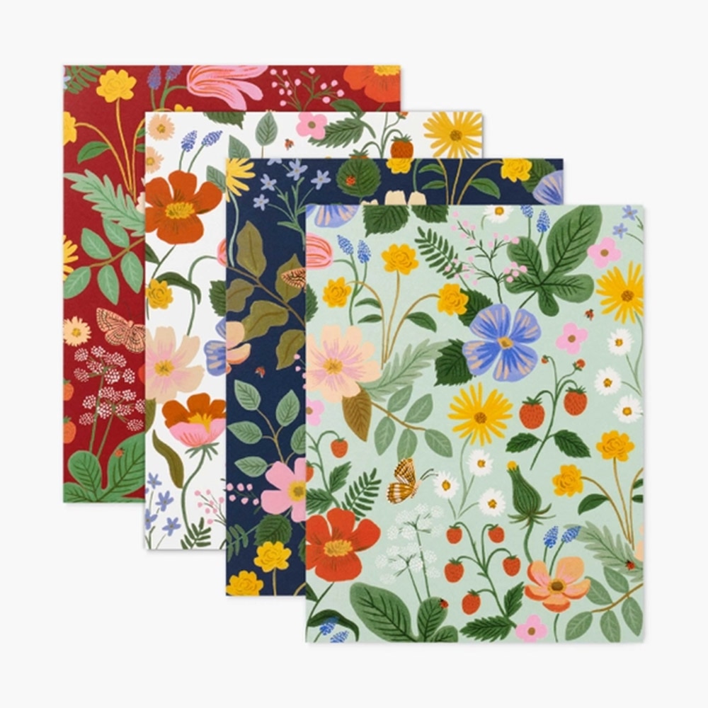 Rifle Paper, Stationery, Gifts, Assorted, Card Set, Strawberry Fields, 728749